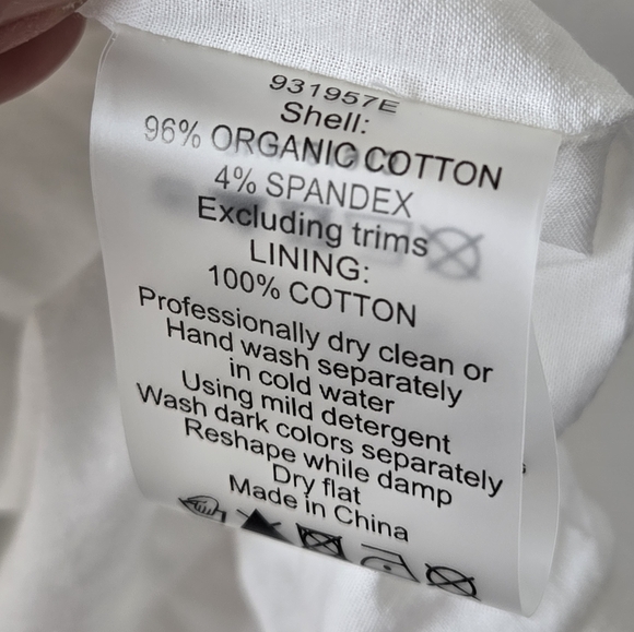 Hope For Flowers by Trace Reese Cap-Sleeve Medium White Embroidered Midi… - Picture 13 of 17